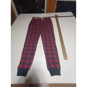 Happy Nation Plaid Sleepwear Pants - Black & Red - XL - NWT
